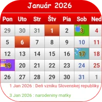 Slovenský kalendár 2026